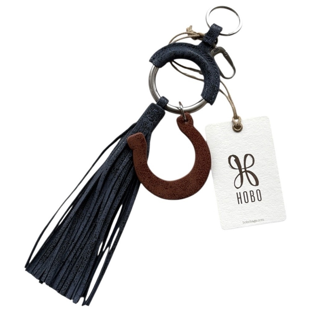 NWT HOBO Leather Clip-On Tassel Bag Charm Retail $58.00